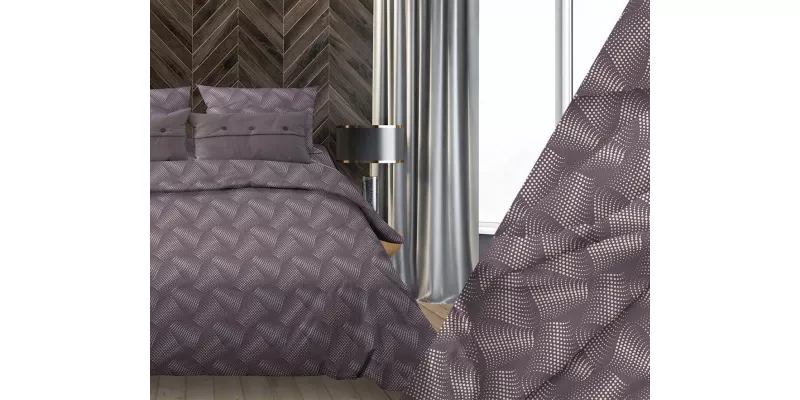 Постельное белье из бязи 120 г/м² «Иллюзия шоколад» оптом 